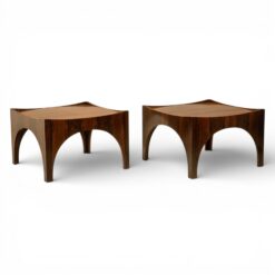 Pair of Danish Rosewood End Tables / Coffee Tables, 1970s- Styylish