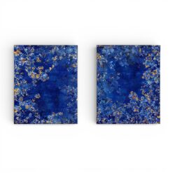 Pair of Digital Artworks by Sandrine Berthon, Indigo Nights- Styylish