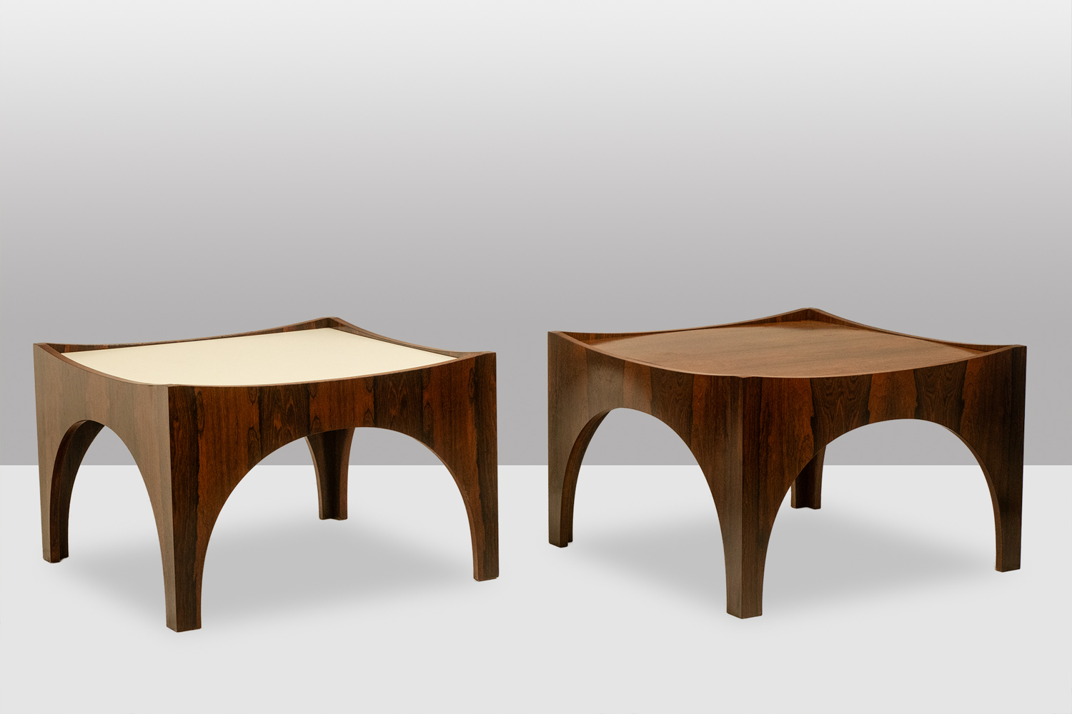 Pair of Danish Rosewood End Tables / Coffee Tables, 1970s - Image 2
