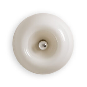 Castiglioni Opaline Wall Sconces, Pair, 20th century