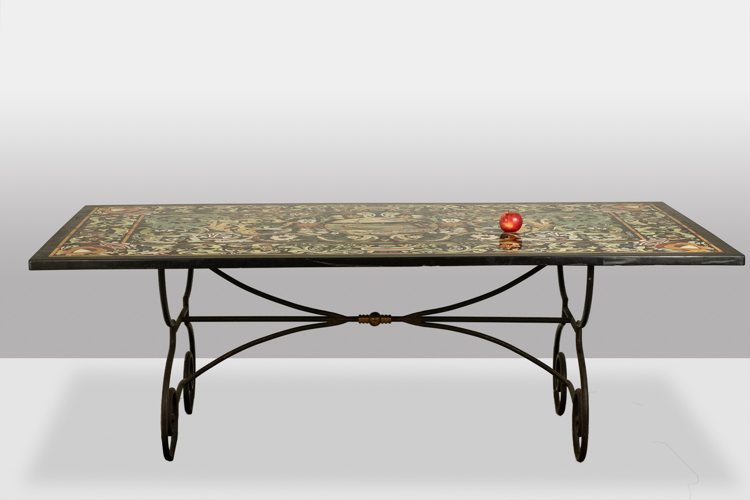 Italian Renaissance-Style Scagliola Dining Table, 1950s - Image 2