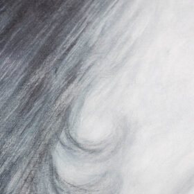 Evelyne Baget – Monumental Portrait Detail, Contemporary French Art