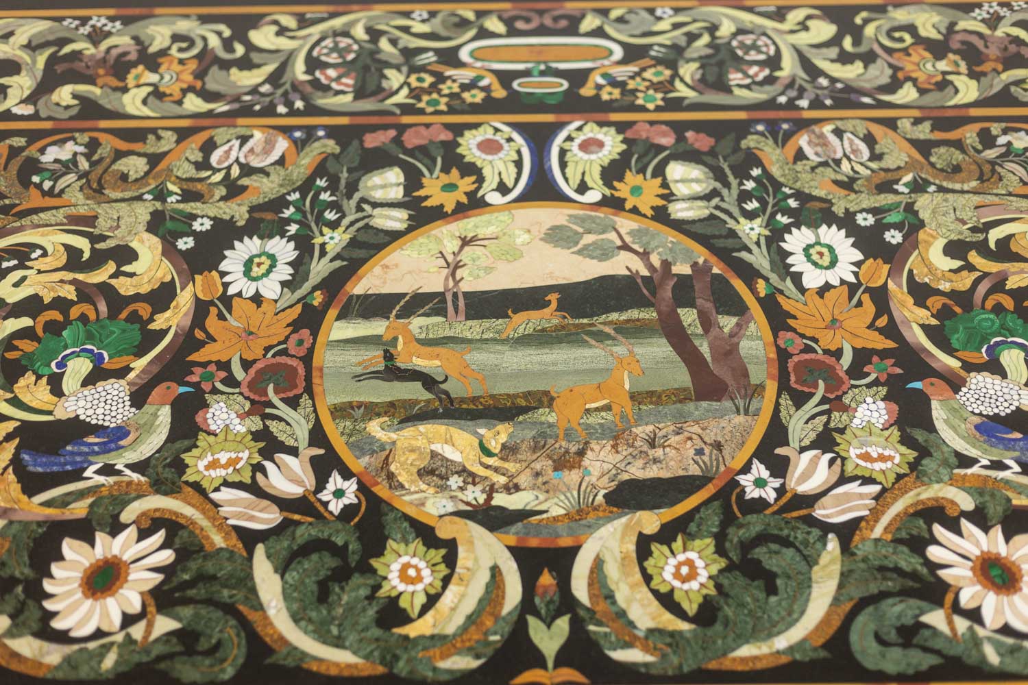 Italian Renaissance-Style Scagliola Dining Table, 1950s - Image 4