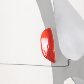 Olivier Vonet Lacquered Sculpture, Metal, Contemporary