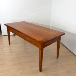 Alternative view of Biedermeier Extendable Dining Table, Cherry Wood, France, circa 1820