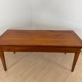 Biedermeier Extendable Dining Table, Cherry Wood, France, circa 1820