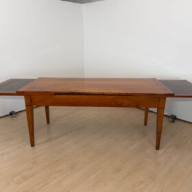 Biedermeier Extendable Dining Table, Cherry Wood, France, circa 1820