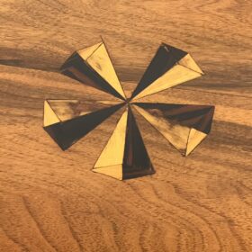 Biedermeier Demi-Lune Table, Germany 1820