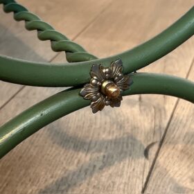 French Wrought Iron Bench, c. 1950 — Maison Jansen Style, Neoclassical