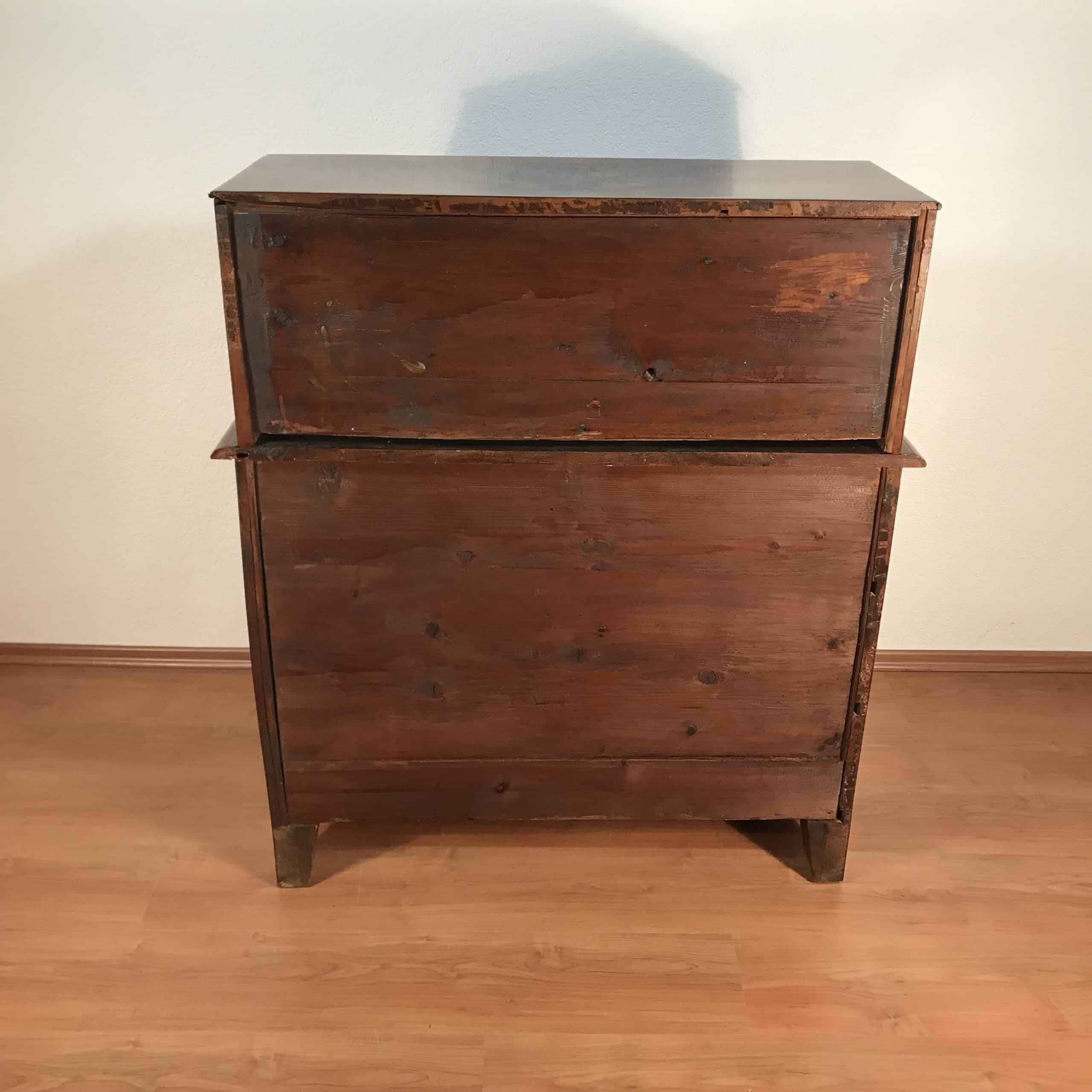 Baroque Secretary Desk, Switzerland 1750, Walnut - Image 8