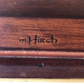 Maurice Hirch for Maison Jansen Gilt Wood Coffee Table, 1940's