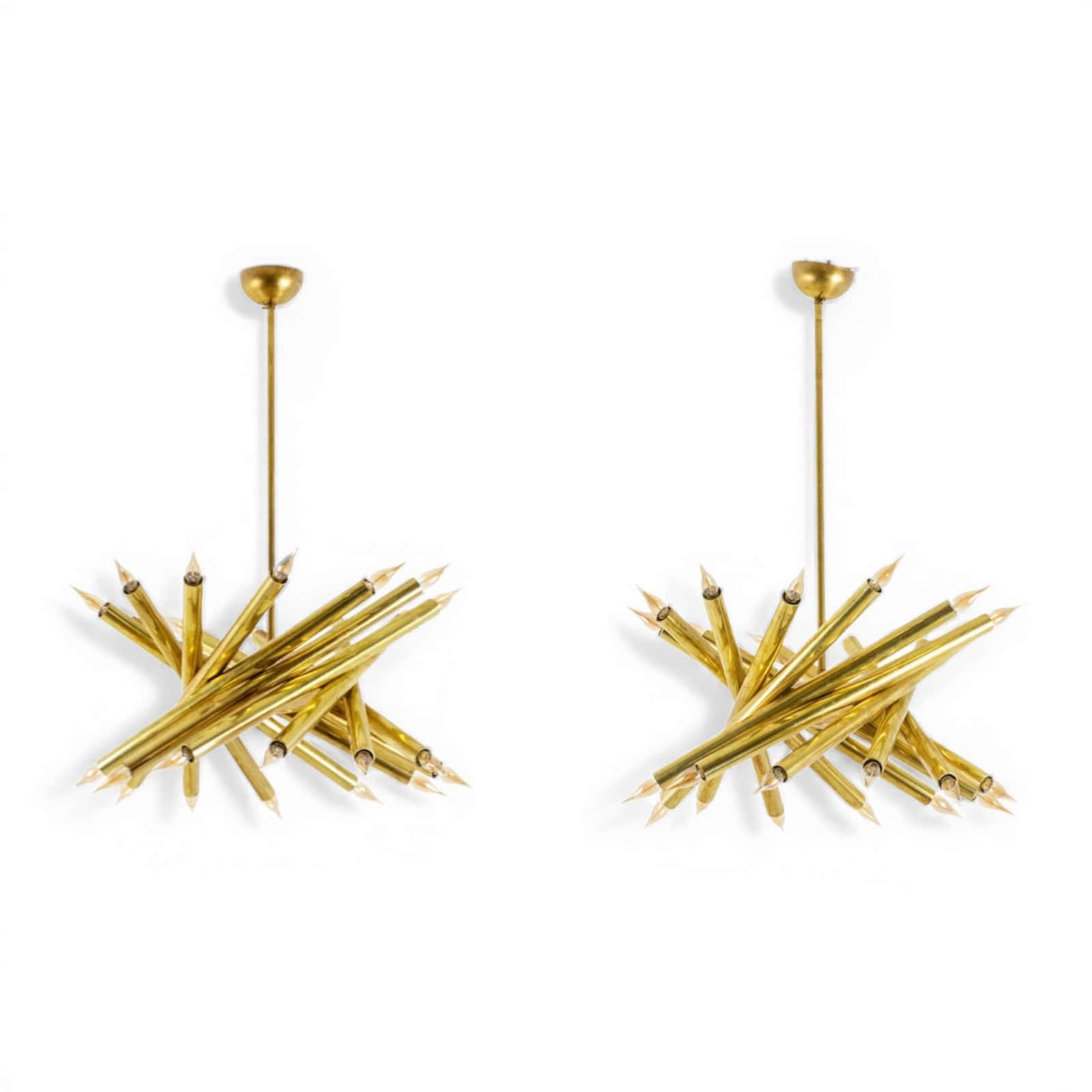 Pair of 24-Light Italian Chandeliers- Styylish