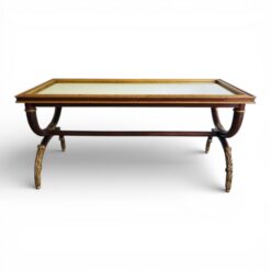 Maurice Hirch for Maison Jansen Gilt Wood Coffee Table- Styylish
