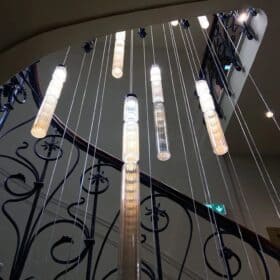 Sagano Pendant Light, Handblown Murano Glass