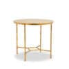 Bamboo-style Pedestal Table - Styylish