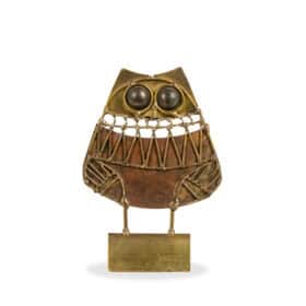 Jarcz Brutalist Owl Sculpture, 1970s