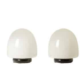 Leucos Egg-shaped Lamps, Pair, Italy, 1960s