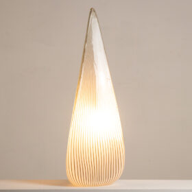 Lino Tagliapietra Cone Lamp, Murano Glass, Italy, 1970s