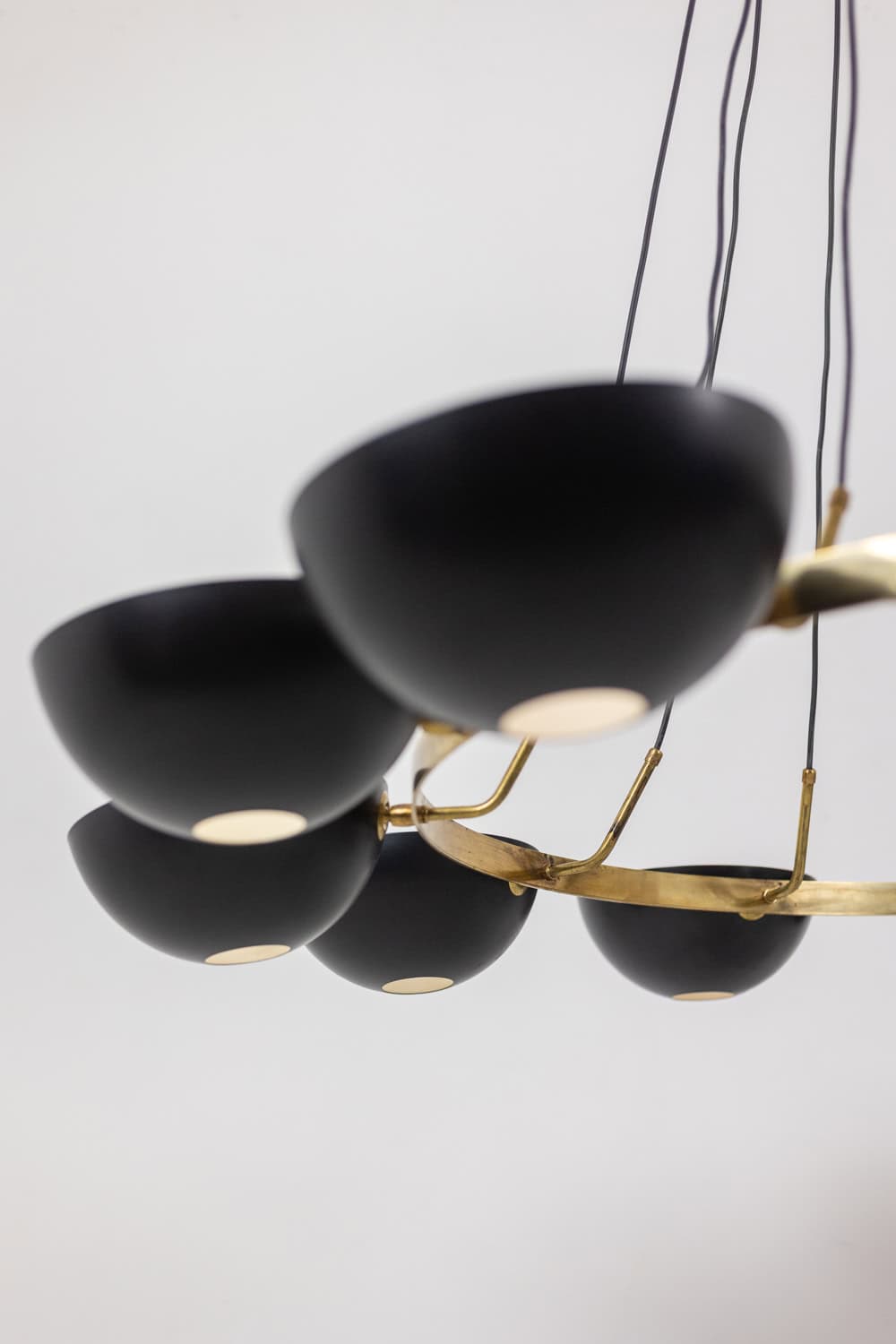 12-light Chandelier, Patinated Brass, Contemporary - Image 2
