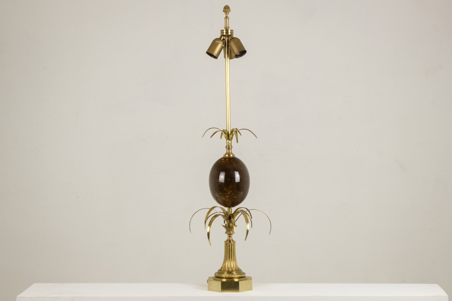 Maison Charles Egg Lamp, Signed, 1970s - Image 2