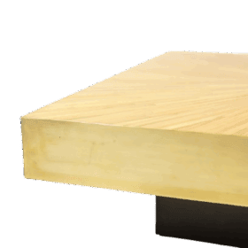 Straw Marquetry Coffee Table, 20th century