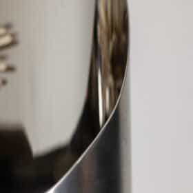 Polished Metal Wall Sconces, Pair, 1970s