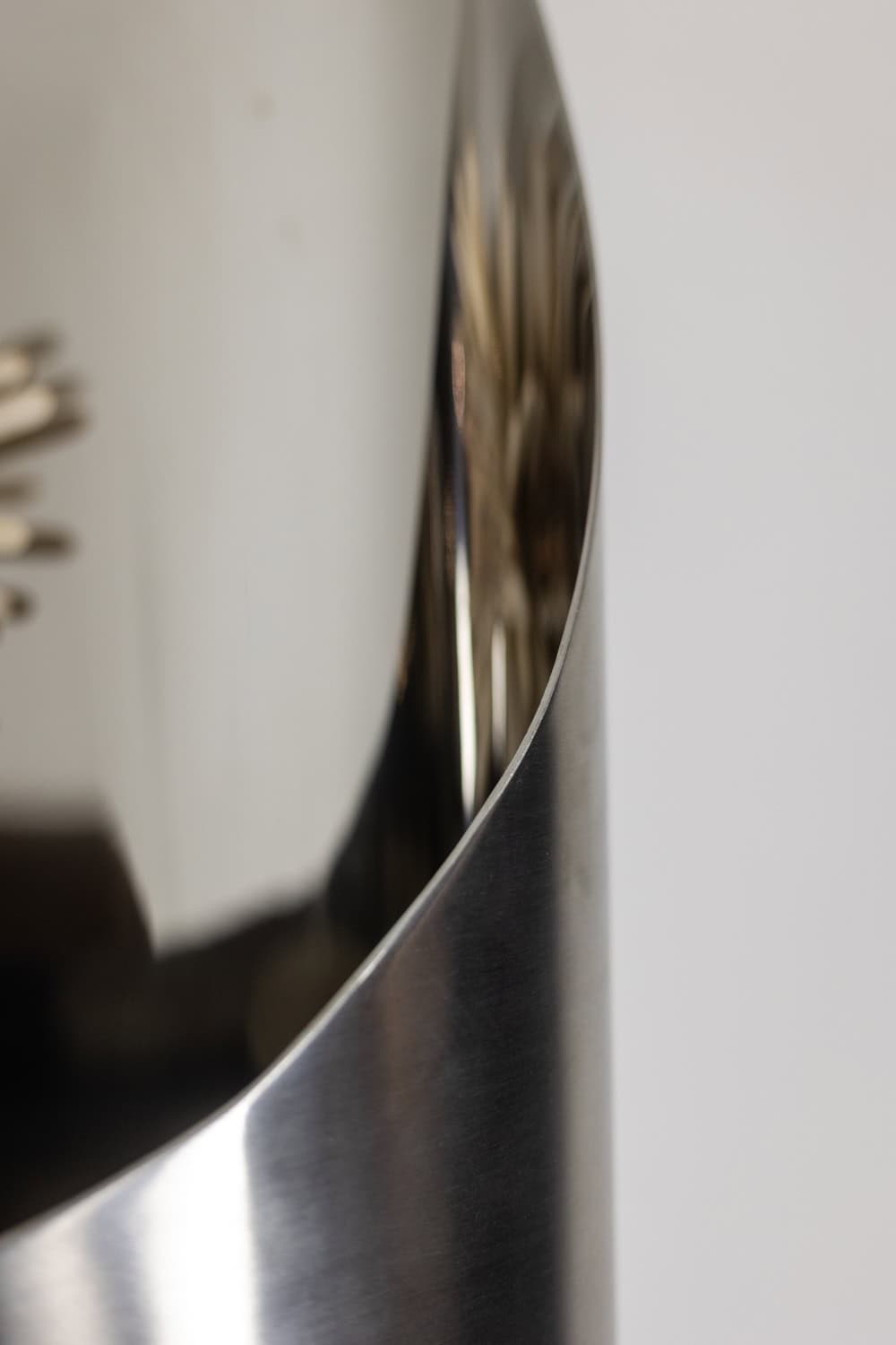 Polished Metal Wall Sconces, Pair, 1970s - Image 3
