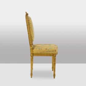 Gilded Wood Chairs, Pair, Louis XVI period