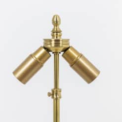 Antique Crackled Porcelain Lamp with Gilt Bronze - Fixture Detail - Styylish