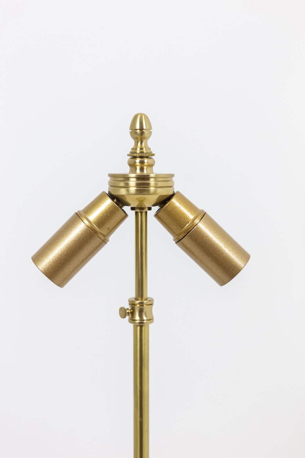 Antique Crackled Porcelain Lamp with Gilt Bronze - Fixture Detail - Styylish