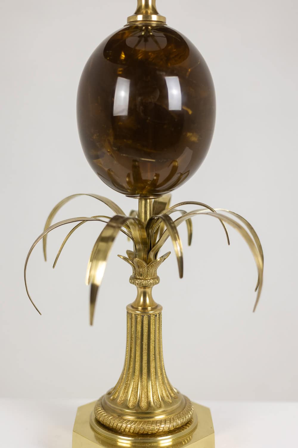 Maison Charles Egg Lamp, Signed, 1970s - Image 4