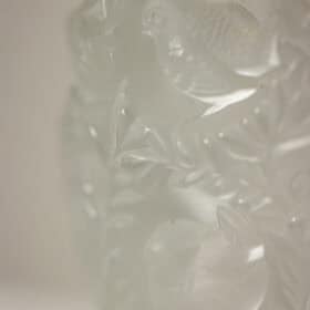Lalique France Crystal Vase, after 1978