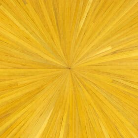 Straw Marquetry Coffee Table, 20th century