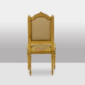 Gilded Wood Chairs, Pair, Louis XVI period