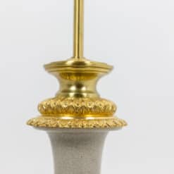 Antique Crackled Porcelain Lamp with Gilt Bronze - Gilt Detail - Styylish