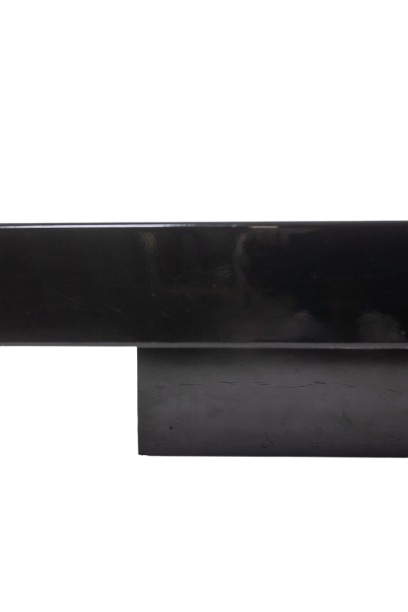 Willy Rizzo Coffee Table, Black Lacquered Wood, 1970s - Image 5