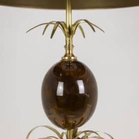 Maison Charles Egg Lamp, Signed, 1970s
