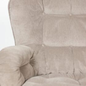 Michel Cadestin Velvet Armchair for Airborne, “Karate,” circa 1970