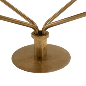 Free-standing Shelf, Gold-plated Brass, 1970s