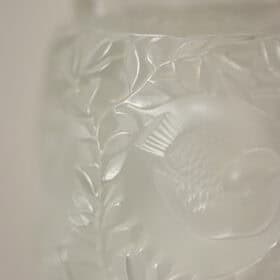 Lalique France Crystal Vase, after 1978