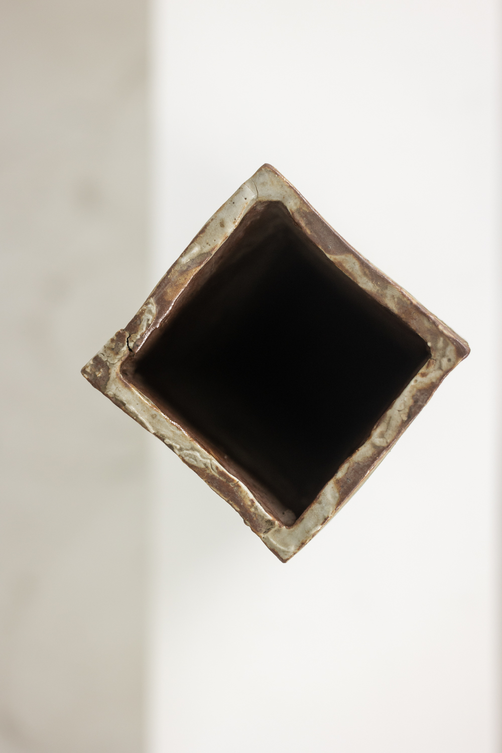 Brutalist-style Stoneware Vase with Plant Decoration, 1970s - Image 6