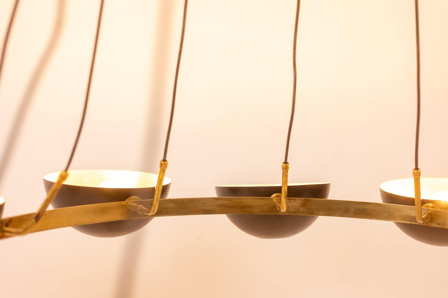12-light Chandelier, Patinated Brass, Contemporary - Image 7