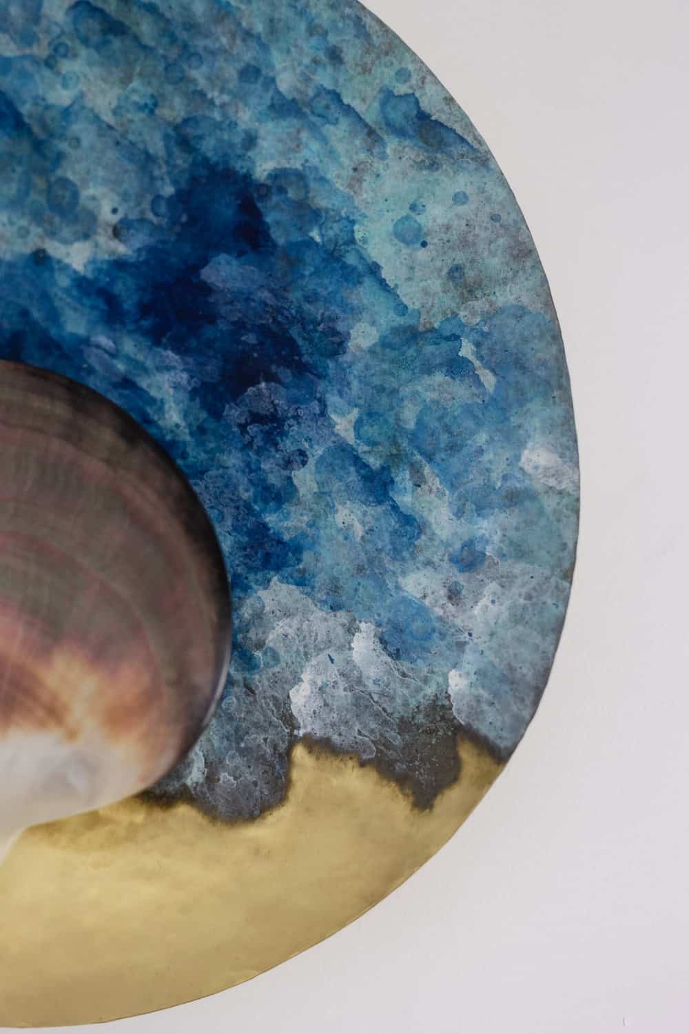 “Black Mother-of-pearl” Lights, Pair, Contemporary Work - Image 8