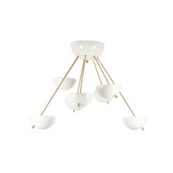 Stilnovo Gilded Brass Chandelier - Styylish