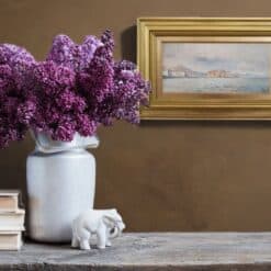 Alternative view of Italian Oil Painting on Board, Gulf of Naples, Signed U. Allason