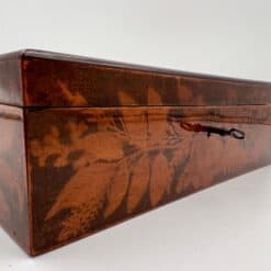 Alternative view of Late Biedermeier Jewelry Box, Printed beech, Germany circa 1840