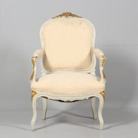 Swedish Gustavian Rococo Armchairs, Pair, Early 1900s