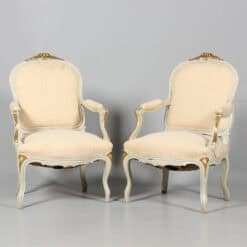 Alternative view of Swedish Gustavian Rococo Armchairs, Pair, Early 1900s