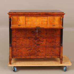 Biedermeier Writing Desk, Swedish, Ormolu Detail, 1800s
