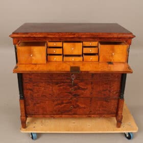 Biedermeier Writing Desk, Swedish, Ormolu Detail, 1800s